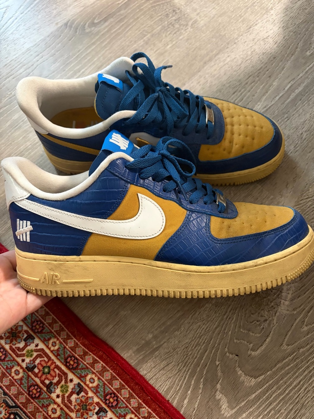 Nike Air Force 1 Low SP x Undefeated- Blue Court M 9.5